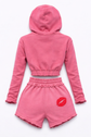 Pink & Hot Pink Egyptian Cotton Sweatsuit